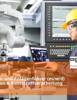 Maschinen- und Anlagenführer (m/w/d) - Produktion & Kunststoffverarbeitung - Wölfersheim