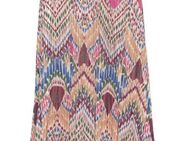 LASCANA Plisseerock aus leichter Chiffonware, Midirock mit Alloverprint, sommerlich