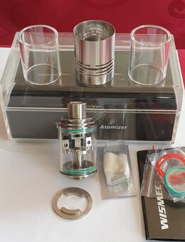 Wismec Theorem, gebraucht, guter Zustand. FP.22€. SAMMLUNGSVERKLEINERUNG! Selbstwickler, RTA, Tank für Akkuträger, E Zigarette, Vape. - Bühl