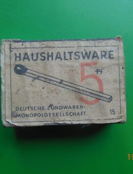Uralt Zündhözer für 5 Pfennig - München Maxvorstadt
