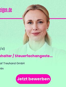 Buchhalter / Steuerfachangestellter / Bilanzbuchhalter (m/w/d) - Berlin