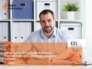 Mitarbeiter Entgeltabrechnung / Payroll Specialist (m/w/d) Vollzeit / Teilzeit - Mindelheim