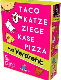 Asmodee Spiel Taco Katze Ziege Käse Pizza: Voll Verdreht, Kinderspiel