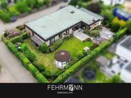 Großzügiger Bungalow mit Pool und stilvoller Gartenanlage in ruhiger Sackgassenlage - Nordhorn