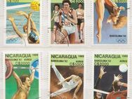 Olympia-Briefmarken 1992 Barcelona von Nicaragua -2 (355) - Hamburg