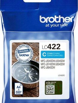 Brother LC-422C Tintenpatrone (1-tlg)
