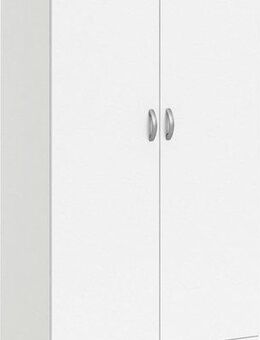 INOSIGN Kleiderschrank Space Drehtürenschrank, Aufbewahrung Kasten Schrank Stauraum 2 Türen, 3 Einlegeböden und 1 breite Schublade, Breite 79 cm