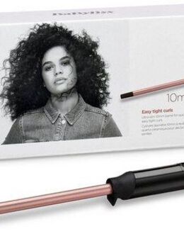 BaByliss Lockenstab C449E, Keramik-Beschichtung, 10mm für enge Locken