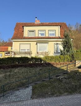 Ruhig gelegenes, freistehendes Einfamilienhaus mit Garten in Bad Grund direkt - mit KFZ-Stellplatz - Bad Grund (Harz)