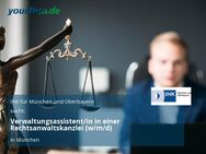 Verwaltungsassistent/in in einer Rechtsanwaltskanzlei (w/m/d) - München