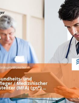 (Fach-)Gesundheits- und Krankenpfleger / Medizinischer Fachangestellter (MFA) (gn*) Notaufnahme - Münster