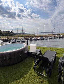 LUXUS Hausboot - 3 Etagen - 100m² Wohnen + 120 m² SONNENTERRASSE - Kamin, Kino, komplett individuell - Schwielowsee