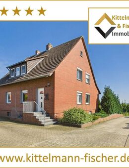 Rarität in Lehre! Eigenheim mit Einliegerwohnung. 2.678 qm Grundstück, Privatweg, Schuntertalblick! - Lehre