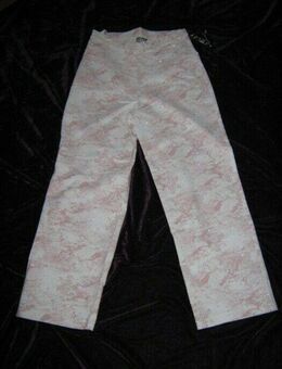 NEU mit ETIKETT * Sexy * ausgefallen * Glitzer * 7/8 * Stiefel * Capri * Jeans * Hose "Lip on Lip" Gr. 34- 36/ XS- S * rosé- rosequarz * weiss * silber * - Riedlingen