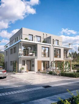 Projektierung: moderne Doppelhaushälfte im Märchenviertel von Waldperlach in Waldrandlage - München
