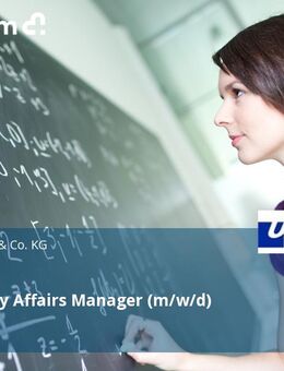 Regulatory Affairs Manager (m/w/d) - Ulm