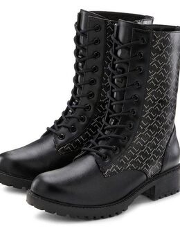 LASCANA Stiefelette mit modischem Druck, Stiefel, Boots VEGAN