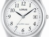 LORUS Quarzuhr RS965BX9, Armbanduhr, Herrenuhr, Damenuhr, Datum, Lederarmband