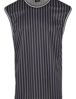 URBAN CLASSICS Tanktop Urban Classics Striped Mesh Tanktop (1-tlg)