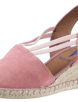 VERBENAS Maika Serraje Sandalette, Sommerschuh, Sandale, Keilabsatz, mit Jutebesatz