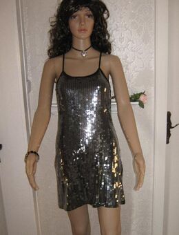 NEU mit Etikett* Sexy * Spagetthi- Träger * Pailetten * Etui * Mini- Kleid "MANGO" MNG * Gr. 34/ XS, schwarz * - Riedlingen Zentrum