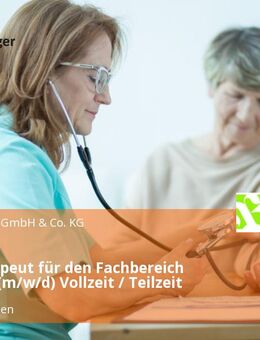 Ergotherapeut für den Fachbereich Geriatrie (m/w/d) Vollzeit / Teilzeit - Bad Kissingen