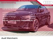 Audi Q3, Sportback S line 40 TFSI quattro, Jahr 2022 - Weinheim