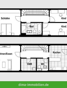 ERSTBEZUG sanierte Papierfabrik | Maisonette-Whg. mit Südwest-Terrasse, Garten, Gäste-WC, HWR u.v.m. - Schkeuditz