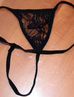 Stringtanga schwarz , Größe S - Recklinghausen