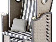 my Flair Strandkorb Bulli, BxTxH: 82x60x155 cm, Halblieger, 1-Sitzer