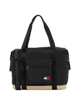 Tommy Jeans Weekender TJM ESS DAILY DUFFLE, Unisex Reisetasche mit kontrastfarbigem Boden