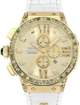 HAEMMER GERMANY Chronograph EMINENT DIVA, E-041, Quarzuhr, Armbanduhr, Damenuhr, analog, Tag, Stoppfunktion
