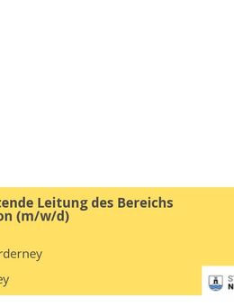 Stellvertretende Leitung des Bereichs Organisation (m/w/d) - Norderney