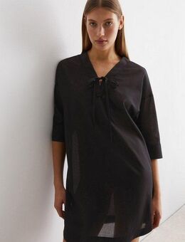 Marc O'Polo Strandkleid leichtes Tunika-Kleid, seitliche Schlitze