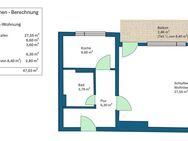 Erstbezug nach Sanierung: 1-Zimmer-Wohnung 47 m², Küche, Bad, Balkon EG - Lindau (Bodensee)