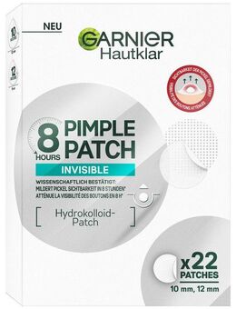 GARNIER Pflegestift Garnier 8H Invisible Pimple Patch, Flacht Pickel ab mit Hydrokolloid, keine Pickelmale.