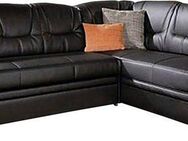 DOMO collection Ecksofa Montana, zeitlose Rückensteppung, bequeme Armlehnen, L-Form, wahlweise mit Bettfunktion
