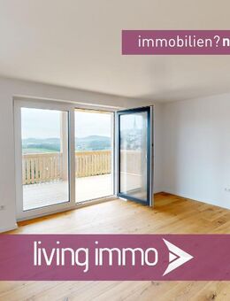 RESERVIERT Erstbezug nach Kernsanierung: LETZTE WOHNUNG, Moderne 3-Zimmer-Wohnung in Schönberg mit tollem Blick - Schönberg (Regierungsbezirk Niederbayern)