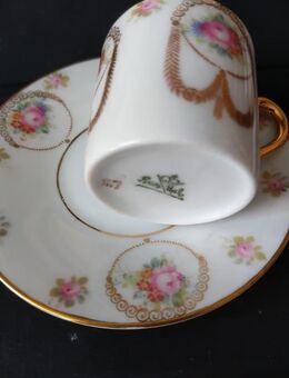 Porzellanunterteller Rosenthal mit Mokkatasse - ein wunderschönes Unikat - Frankfurt (Main) Bornheim