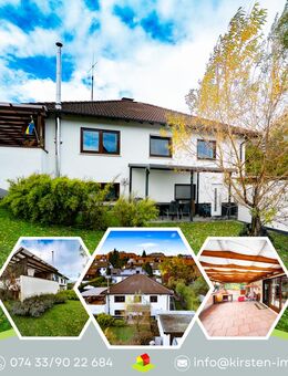 Rangendingen: Charmantes Einfamilienhaus mit großem Garten, zwei Terrassen und Doppelgarage - Rangendingen