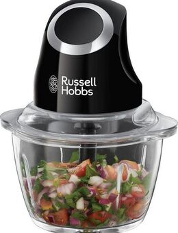 RUSSELL HOBBS Zerkleinerer Matte Black 24662-56 Mini, 200 W, Ein-Hand-Bedientaste