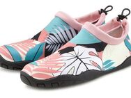 LASCANA Badeschuh Aquaschuh, Slipper, Wasserschuh ultraleicht und schnelltrocknend VEGAN