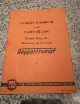 Betriebsanleitung Doppel Trumpf Mengle - Büdingen