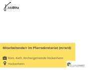 Mitarbeitende/r im Pfarrsekretariat (m/w/d) - Hockenheim