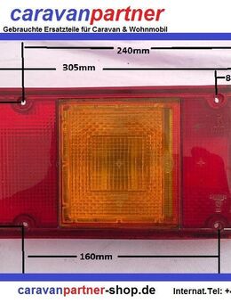 Hella Wohnwagen Rückleuchte / Rücklicht z.B. Knaus, Dethleffs gebraucht 53336R6 - Schotten Zentrum