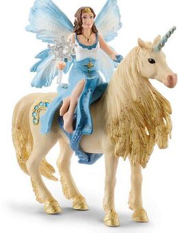 Schleich® Spielfigur BAYALA®, Eyelas Ausritt auf Goldeinhorn (42508)