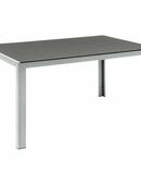 Garten Gartentisch Aluminium, Grau, Wendetischplatte in 42105