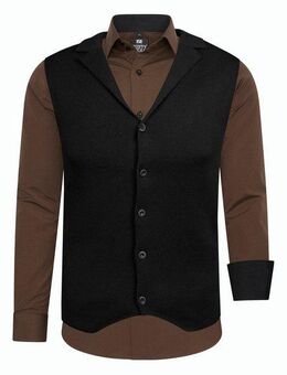 Rusty Neal Langarmhemd inklusive Langarmhemd und Weste