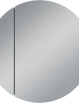 Talos Spiegelschrank Picasso Style, weiß, Ø 60cm, Rahmen aus hochwertiger Aluminiumlegierung