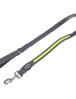 Nomad Tales Spirit USB LED Leine neongelb & grau - 120 cm lang, 25 mm breit